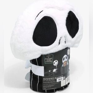 Disney Nightmare Before Christmas Jack Skellington Hooded Blanket